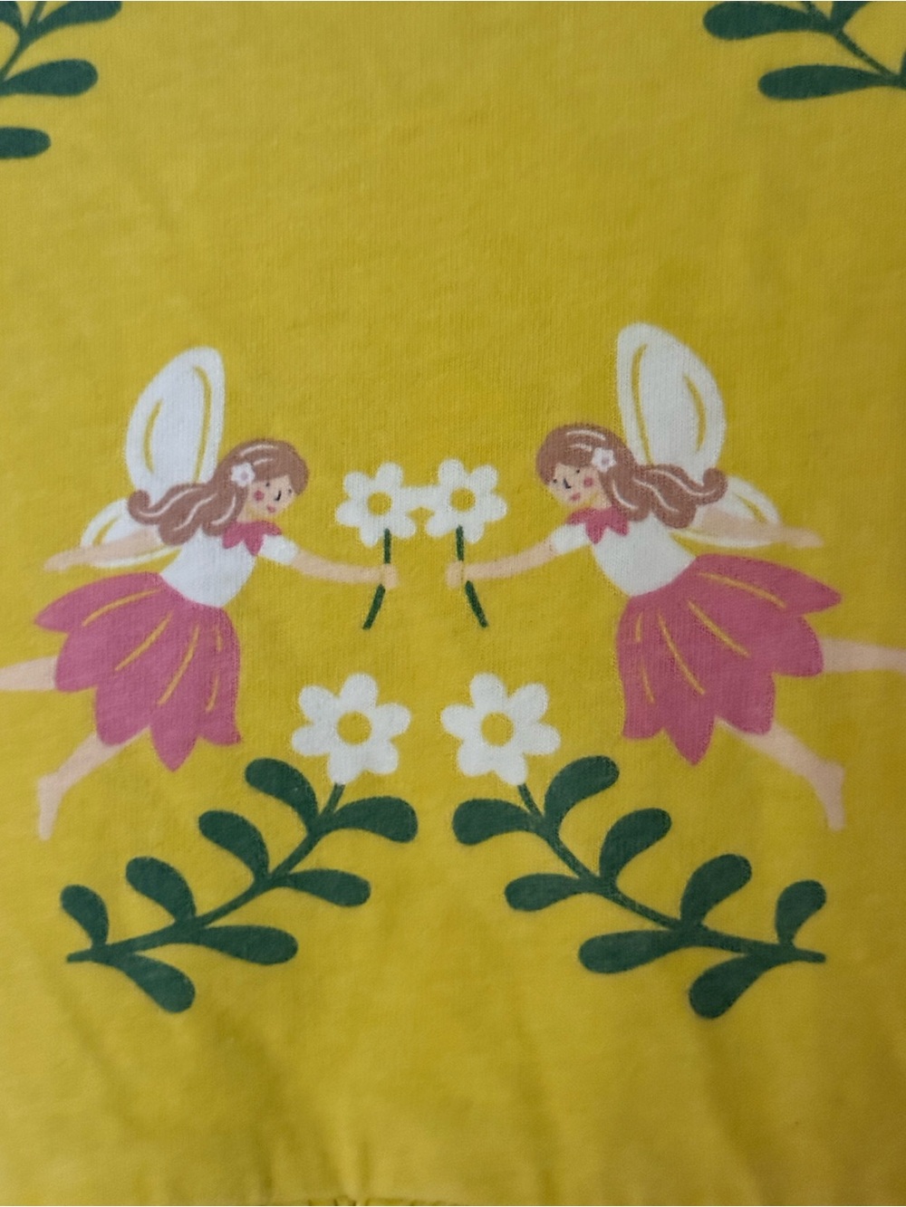 Mini Boden 8-9Y Fairy Print Soft Jersey Dress w/Pockets - Picture 3 of 4